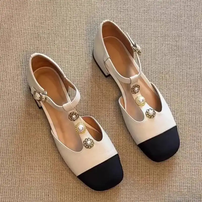 Women’s Square Toe Heeled Sandals – Summer Fashion Pumps