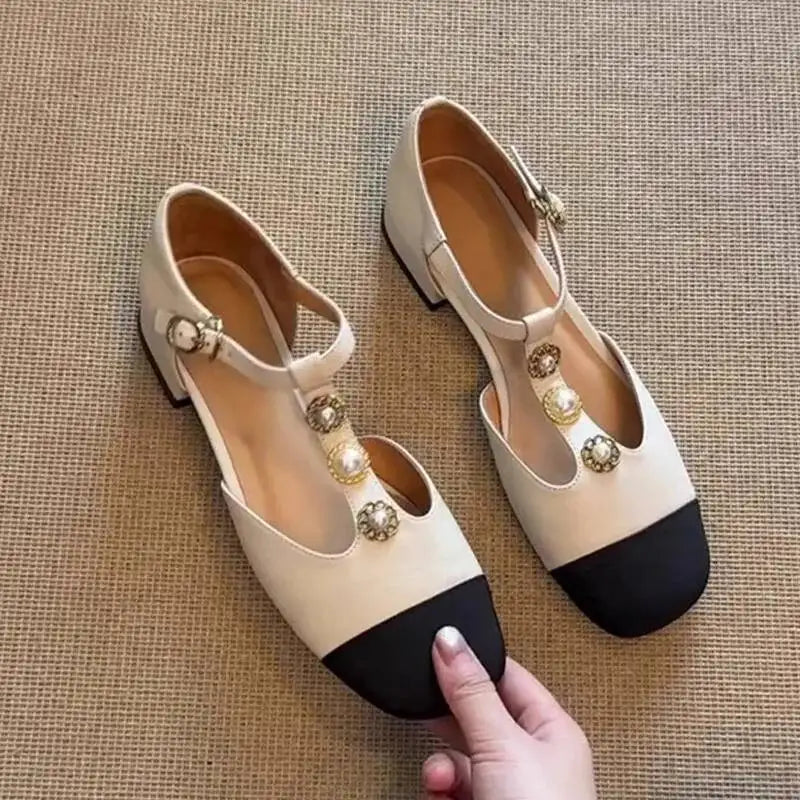 Women’s Square Toe Heeled Sandals – Summer Fashion Pumps